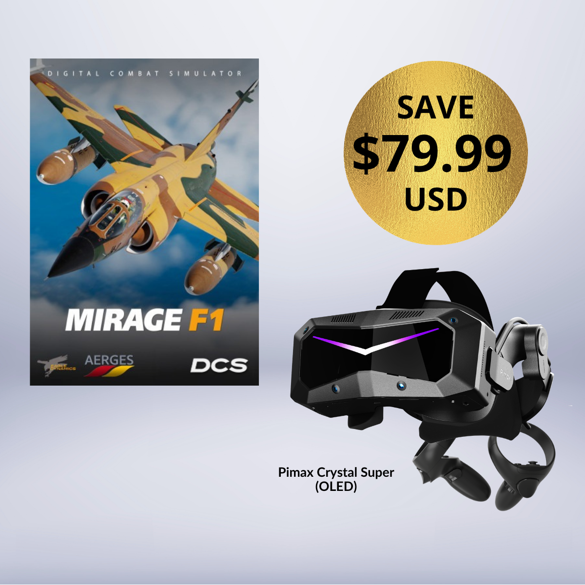 Pimax Crystal Super 8K Micro-OLED + paquete de accesorios Mirage F1 gratis
