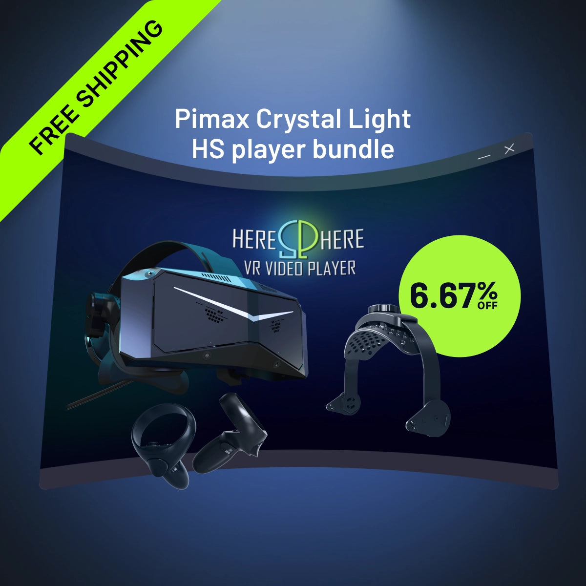 Pimax Crystal Light HS Player Bundle